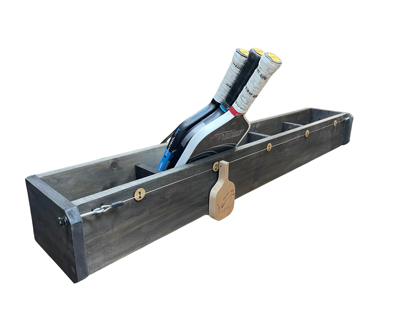 Indoor Customized Stained Paddle Rack