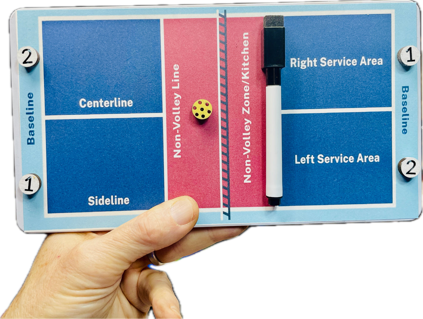 Magnetic Pickleball Instruction Board