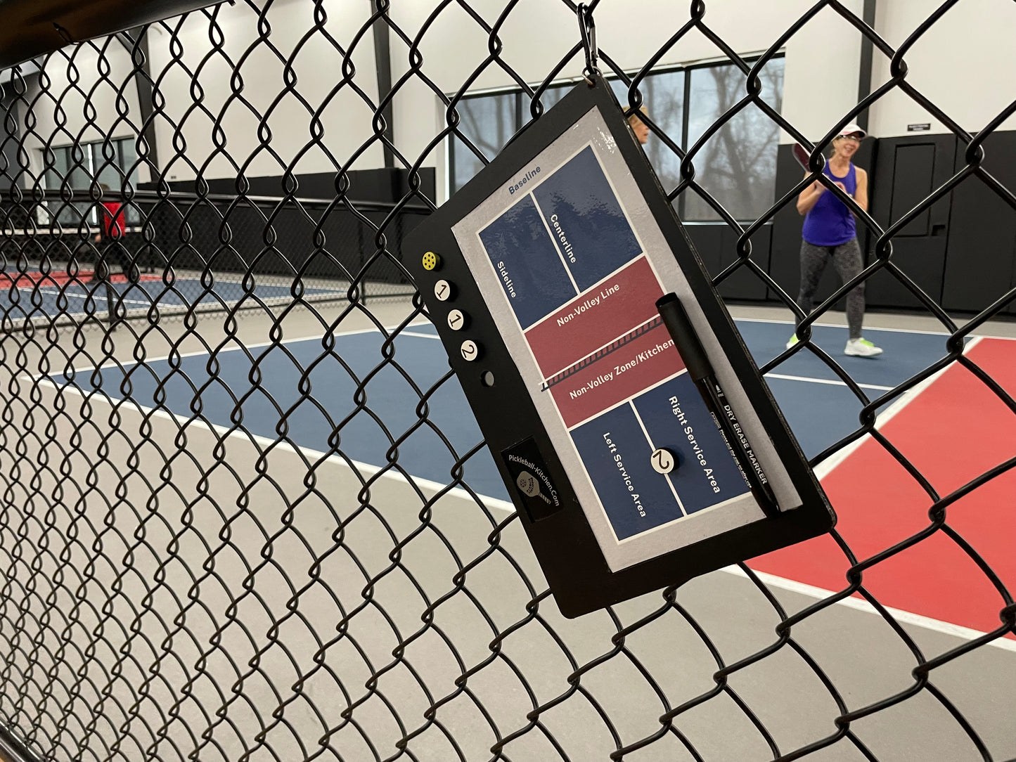 Magnetic Pickleball Instruction Board