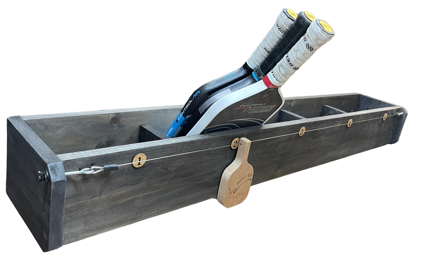 Indoor Customized Stained Paddle Rack
