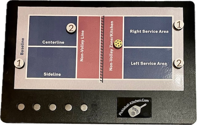 Magnetic Pickleball Instruction Board