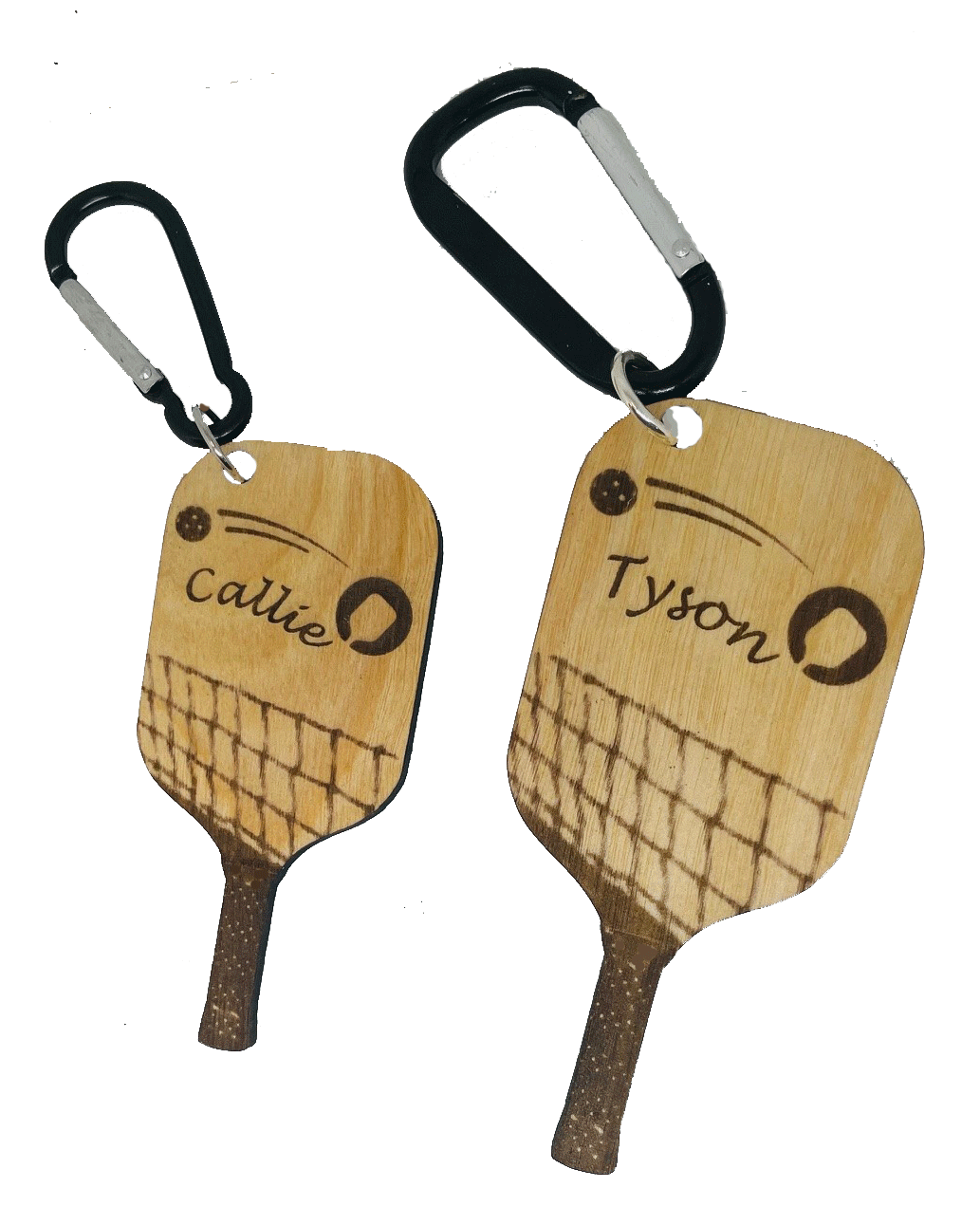Personalized Pickleball Key Holder Net, or Gear Bag Holder