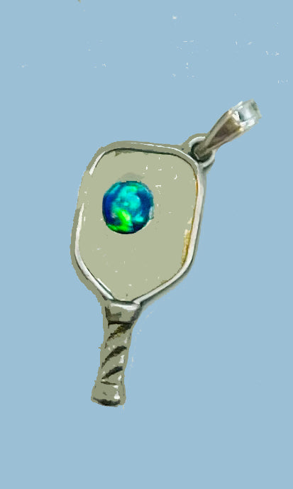 Sterling Silver Pickleball Pendants