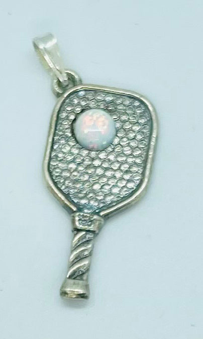 Sterling Silver Pickleball Pendants