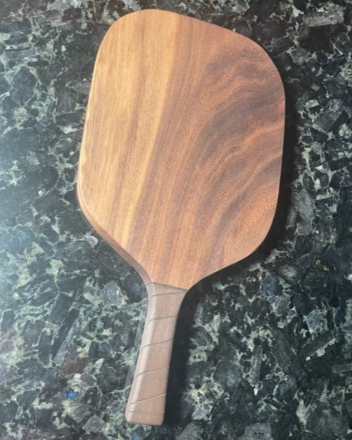 Pickleball Charcuterie - Stained Handle Cheese Board - Cutting Board