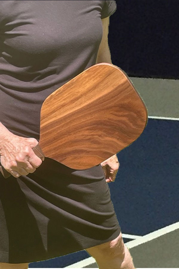 Pickleball Charcuterie - Stained Handle Cheese Board - Cutting Board
