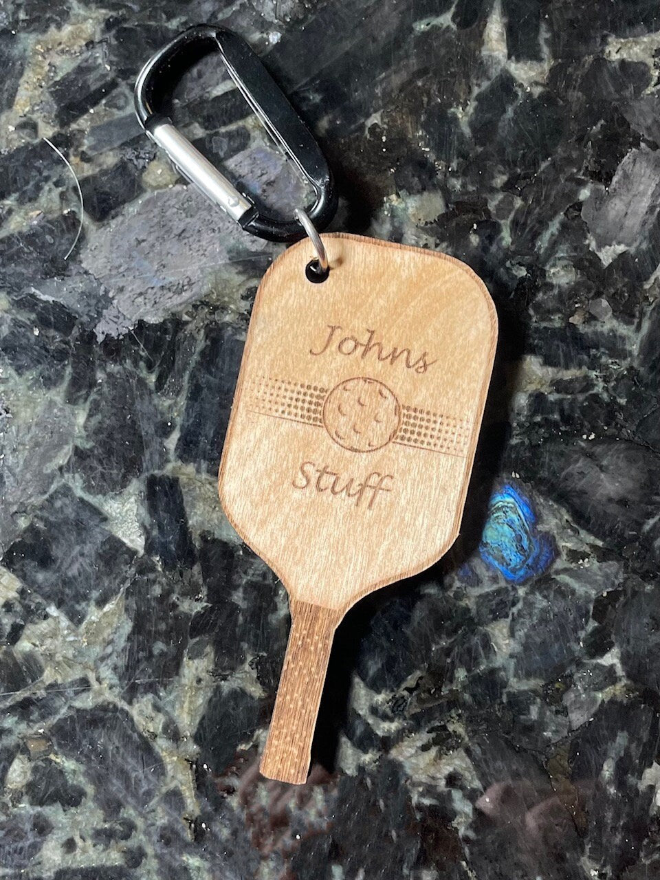 Personalized Pickleball Key Holder, or Gear Bag Holder