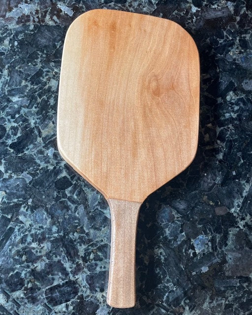 Pickleball Charcuterie - Stained Handle Cheese Board - Cutting Board