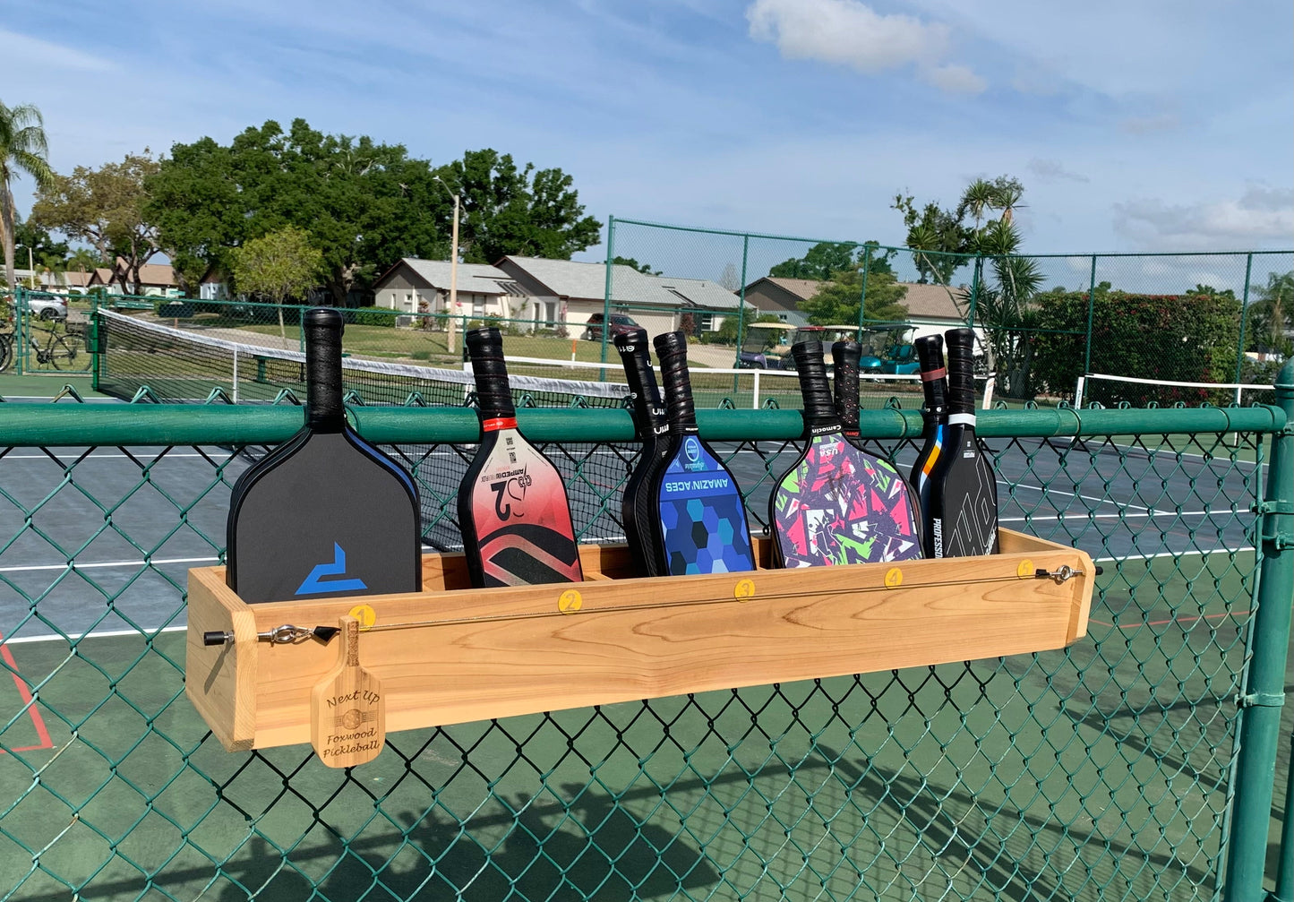 Outdoor Customized Paddle Rack cedar