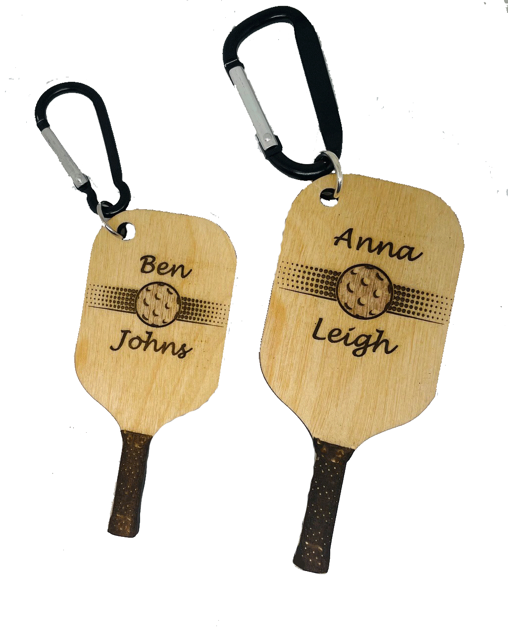 Personalized Pickleball Key Holder, or Gear Bag Holder