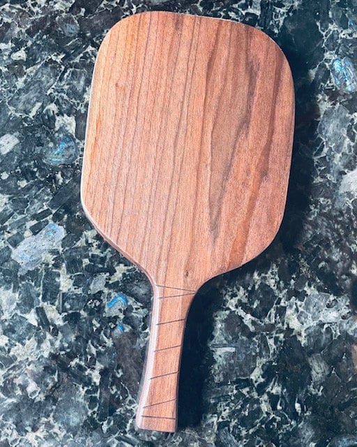 Solid Walnut Pickleball Charcuterie Paddle Size Board- Cheese Board - Cutting Board