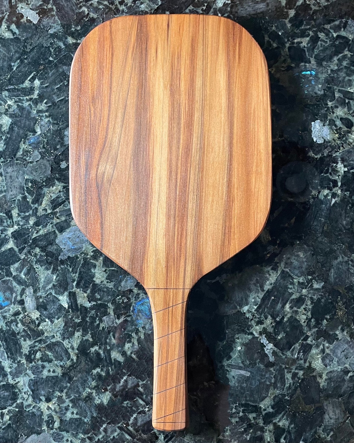 Solid Gum Wood Pickleball Charcuterie Paddle Size Board- Cheese Board - Cutting Board