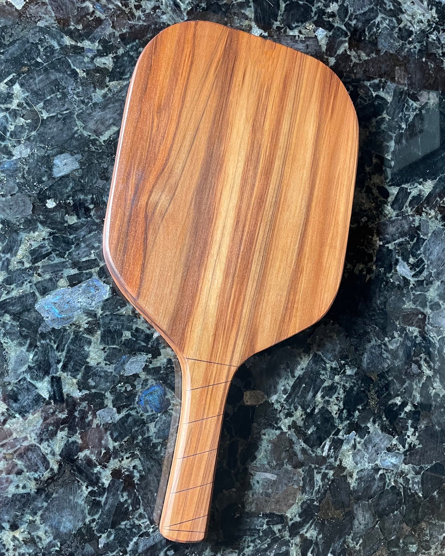 Solid Gum Wood Pickleball Charcuterie Paddle Size Board- Cheese Board - Cutting Board