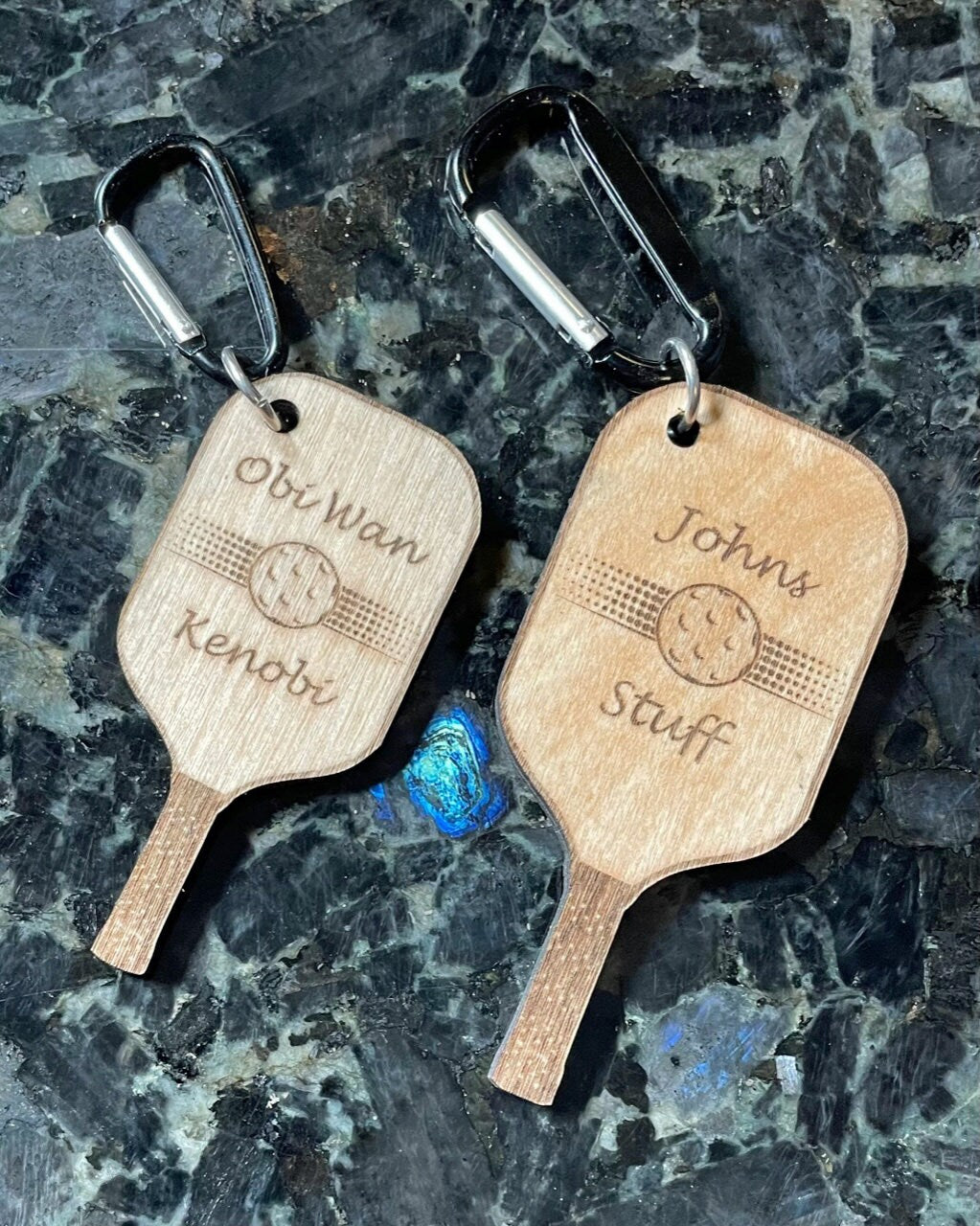 Personalized Pickleball Key Holder, or Gear Bag Holder