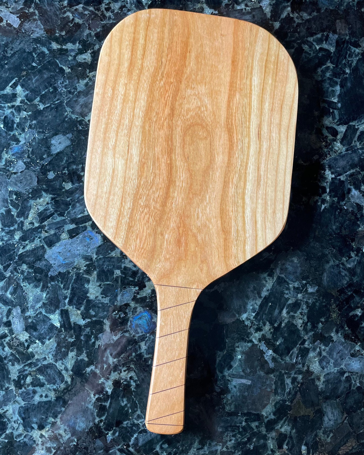 Solid Cherry Pickleball Charcuterie Paddle Sized Board - Cheese Board - Cutting Board