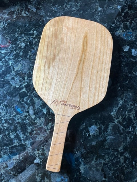 Solid Cherry Pickleball Charcuterie Paddle Sized Board - Cheese Board - Cutting Board